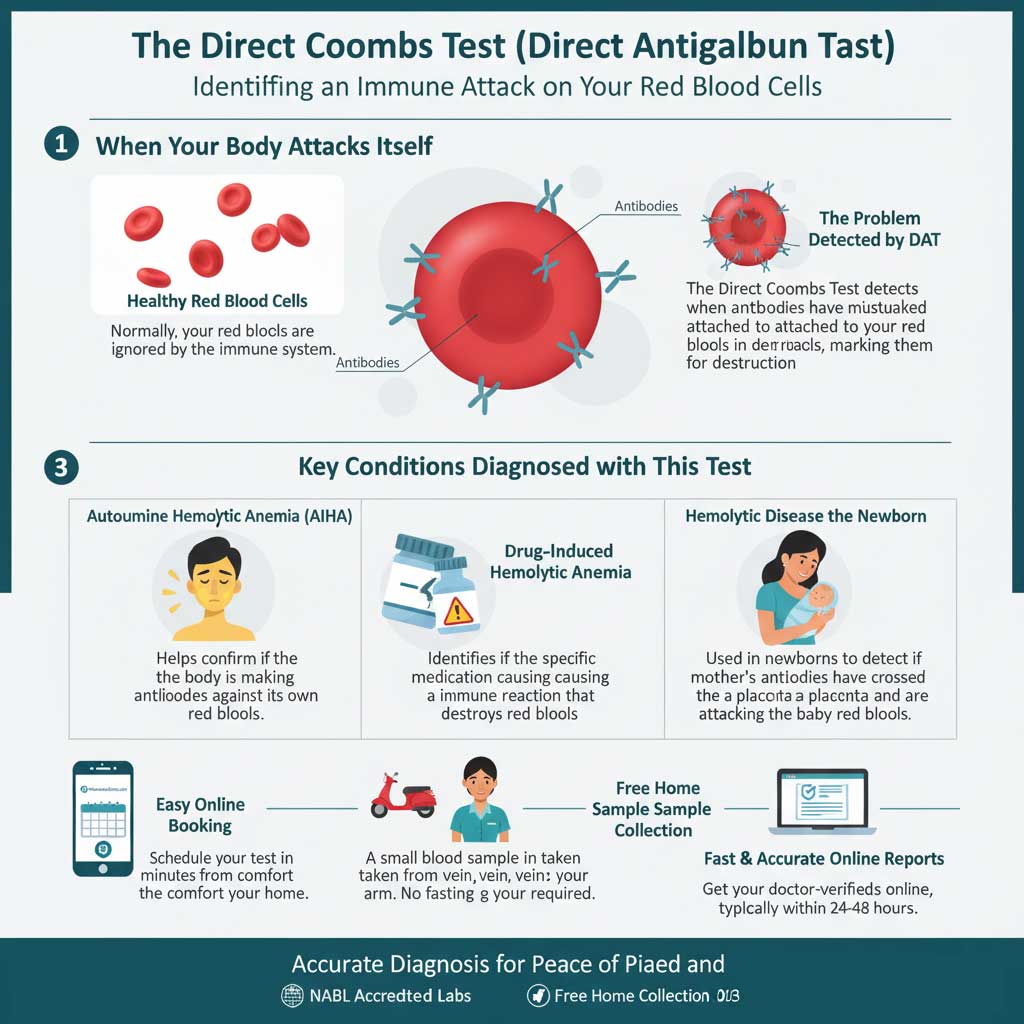 The Direct Coombs Test: Detecting Hidden Antibodies on Your Red Blood Cells