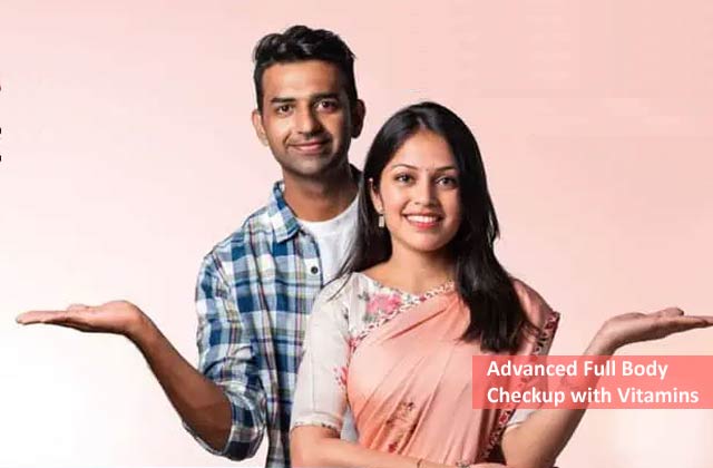 advanced full body checkup with vitamins