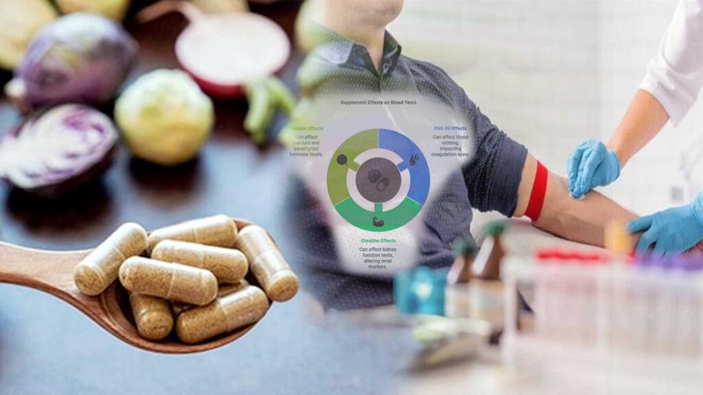 Can I take vitamins or supplements before a blood test?