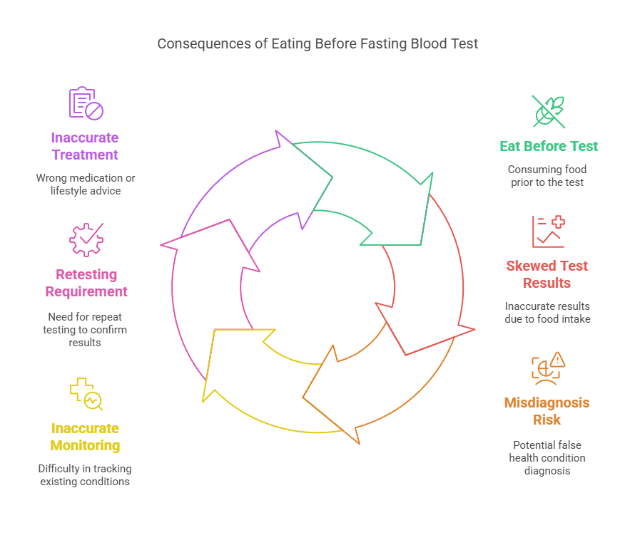 Consequences of Eating Before Fasting Blood Test