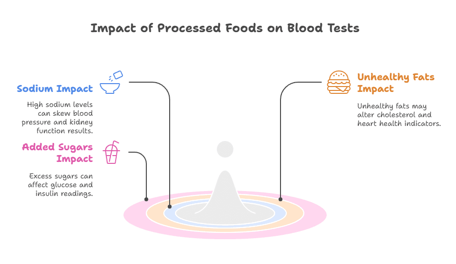 Impact of Processed Foods on Blood Tests