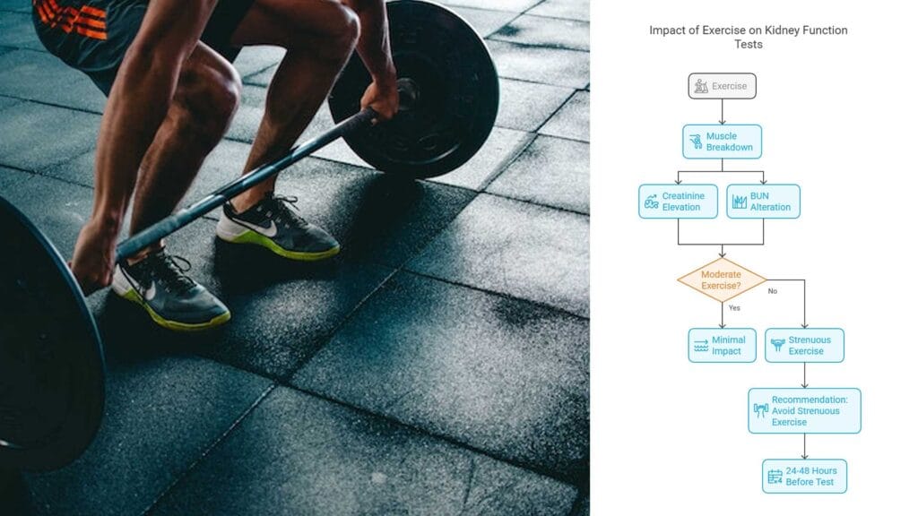 Should you avoid exercise before a blood test?