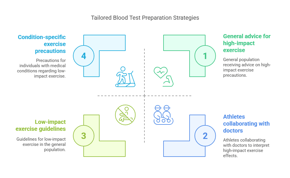 Tailored Blood Test Preparation Strategies