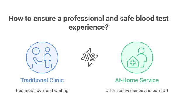 How to ensure a professional and safe blood test experience?
