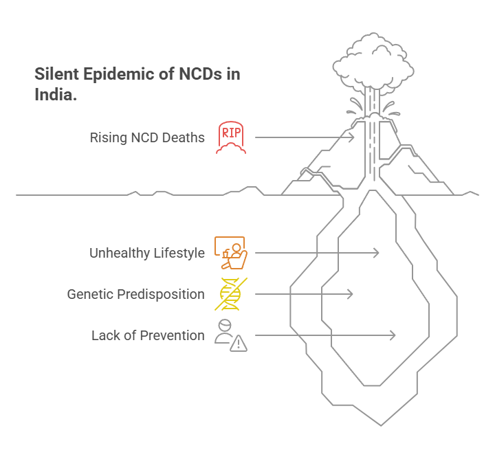 Silent Epidemic of NCDs in India