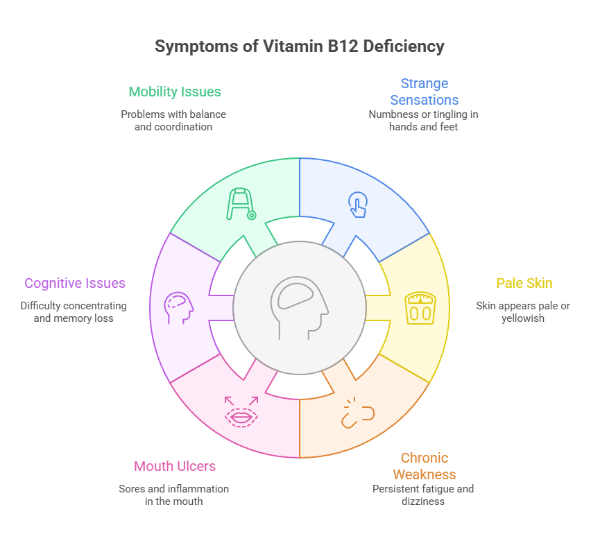 Symptoms of Vitamin B12 Deficiency