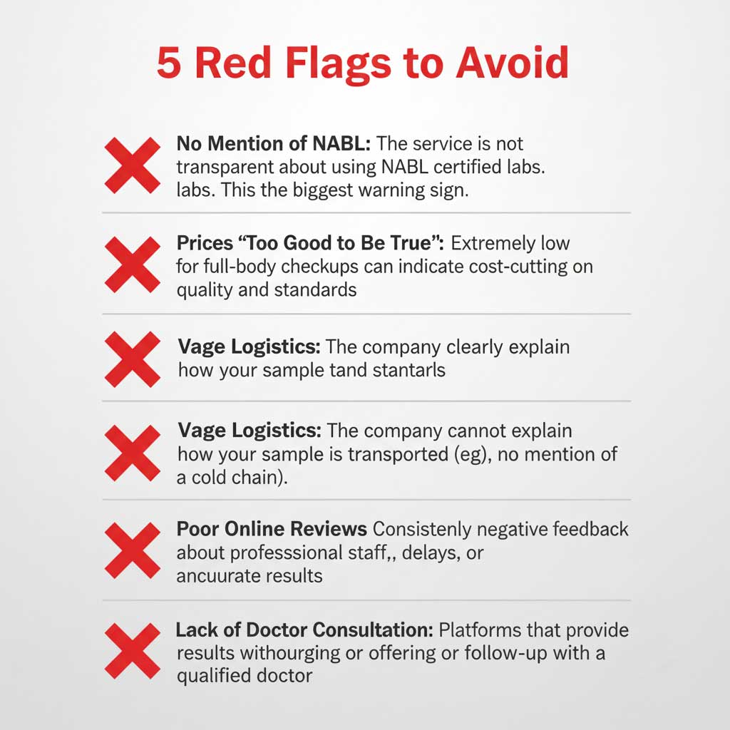 Choosing a Home Blood Test Service? Watch Out for These Red Flags!