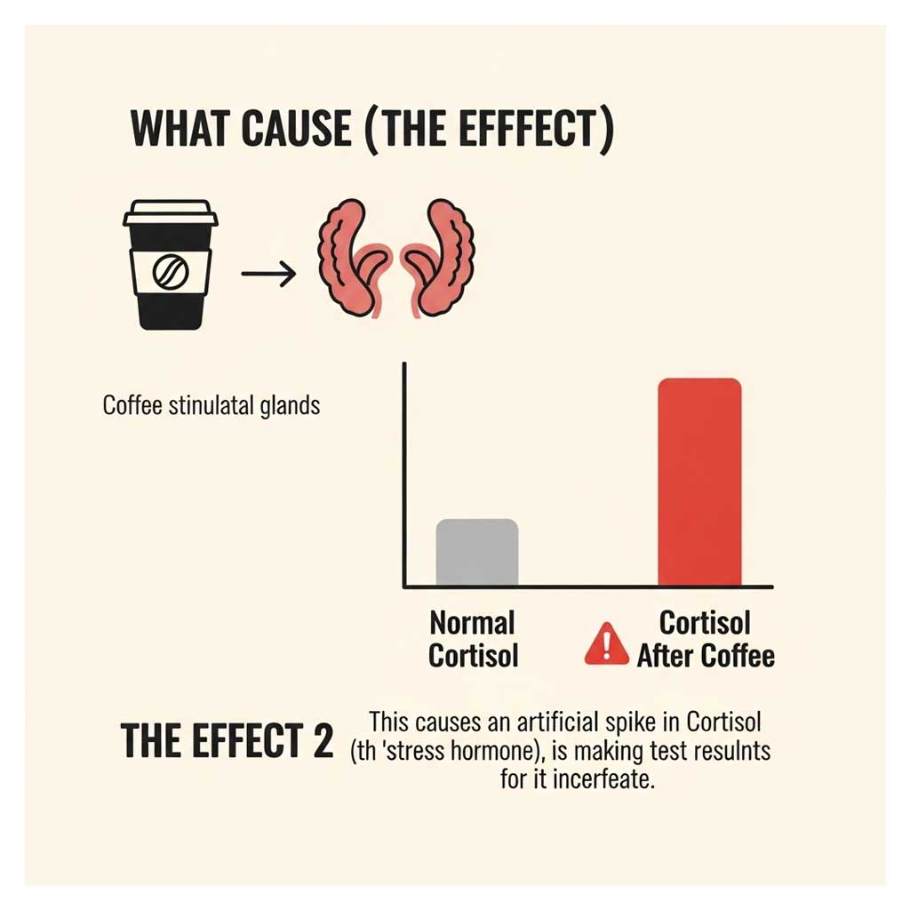Coffee and the "Stress Hormone" Spike