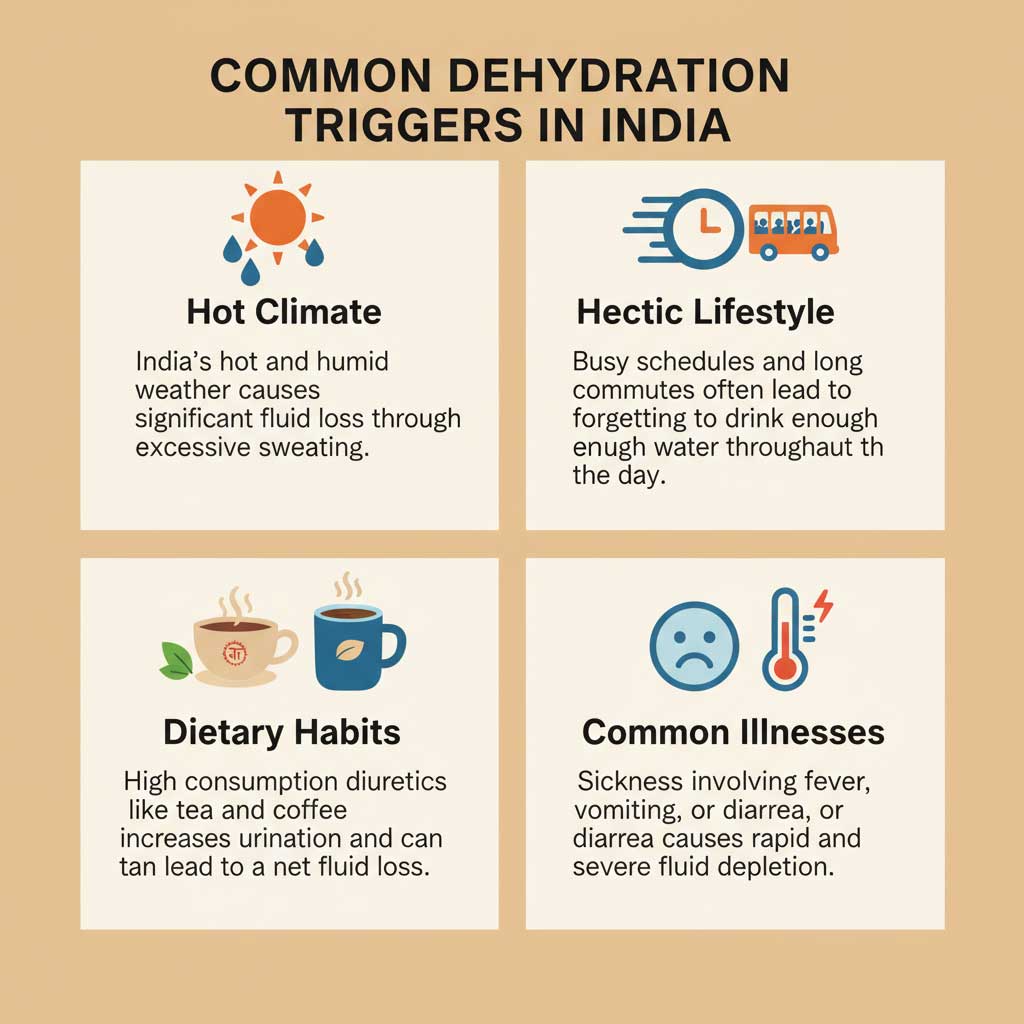 Common Dehydration Triggers in India