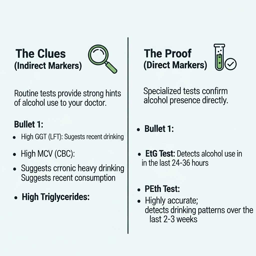 Detecting Alcohol: The Clues vs. The Proof