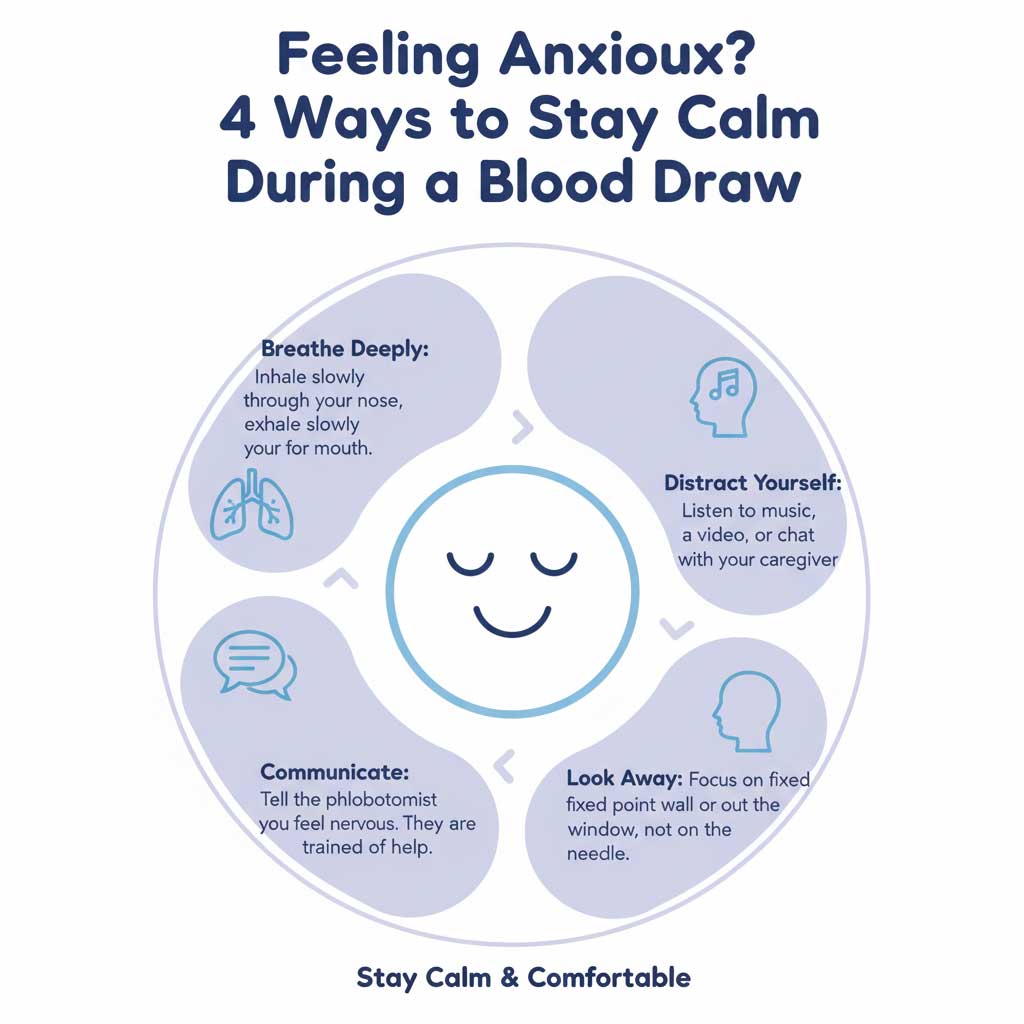  Feeling Anxious? 4 Ways to Stay Calm During a Blood Draw.