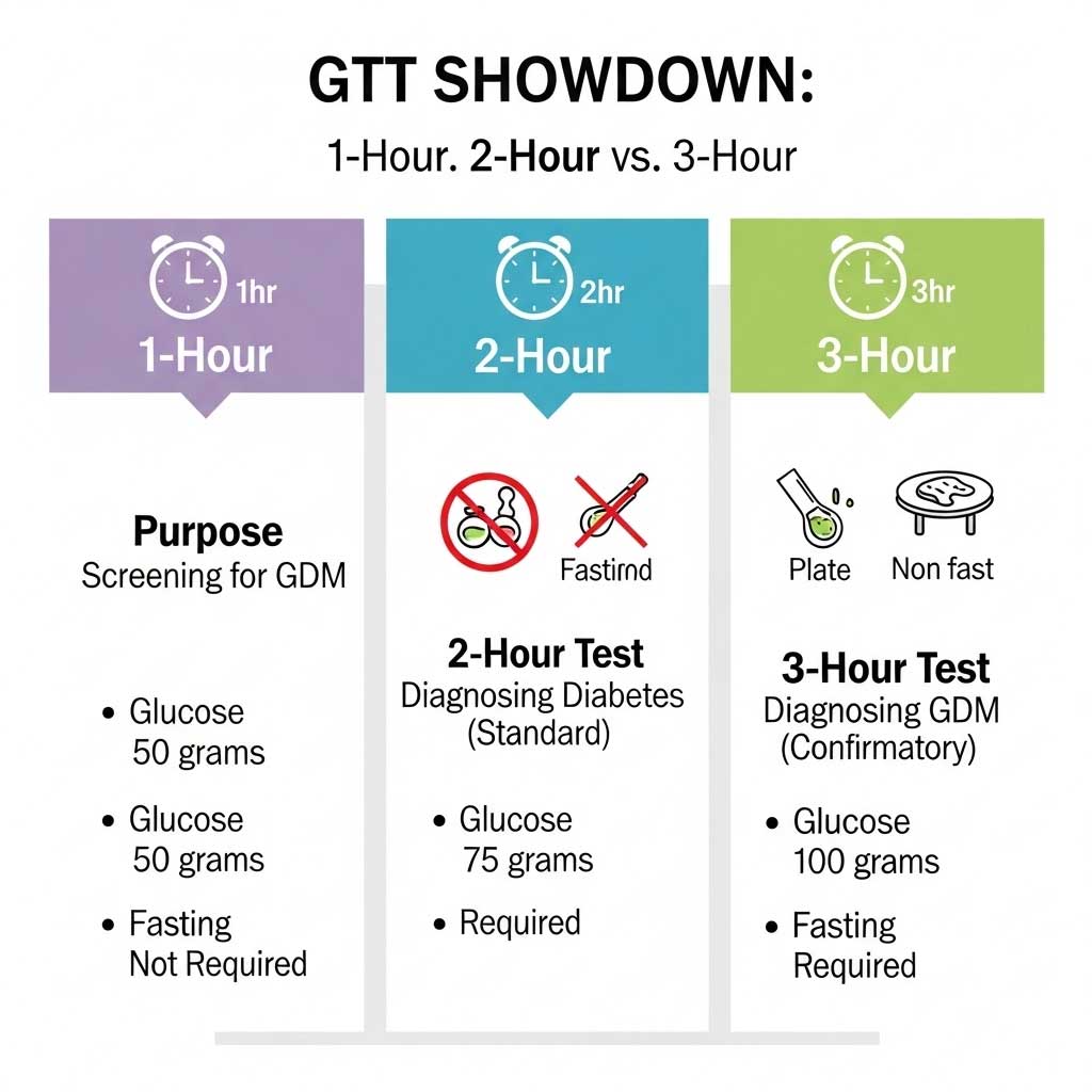 1-Hour vs. 2-Hour vs. 3-Hour Tests