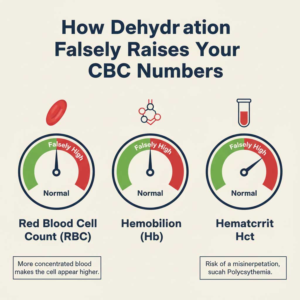 Dehydration's Impact on Your CBC Report
