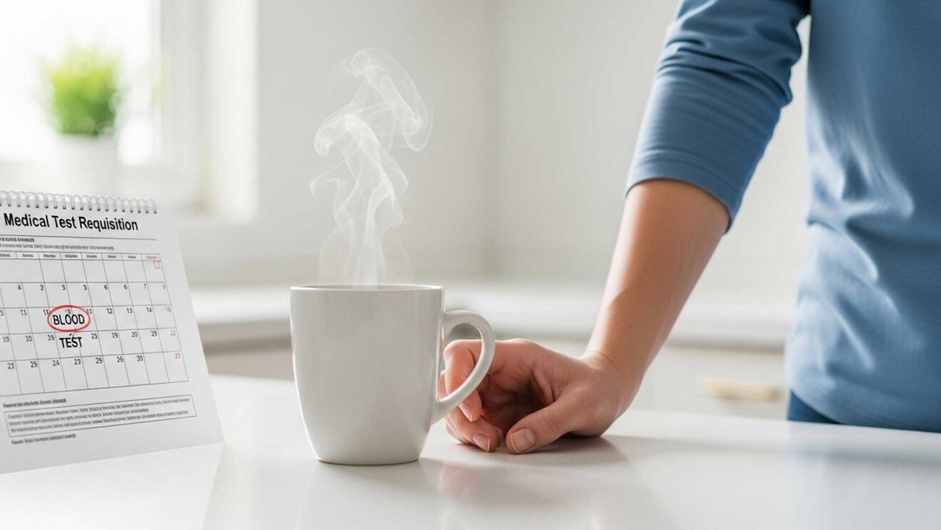 Illustration of Coffee And Blood Test Accuracy