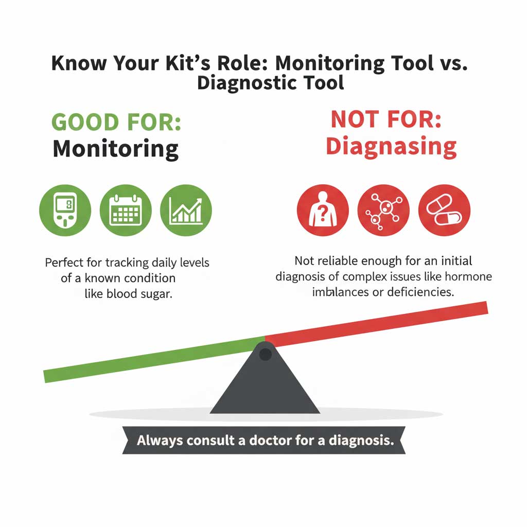 Know Your Kit's Role: Monitoring Tool vs. Diagnostic Tool