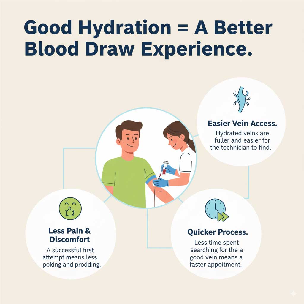 The Benefits of Good Hydration for Your Blood Draw
