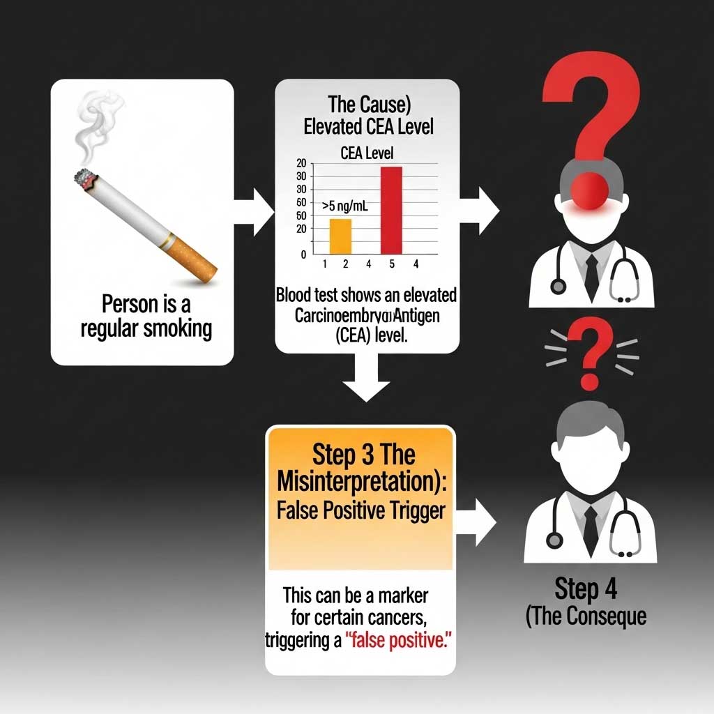The CEA Test: A Smoker's False Alarm