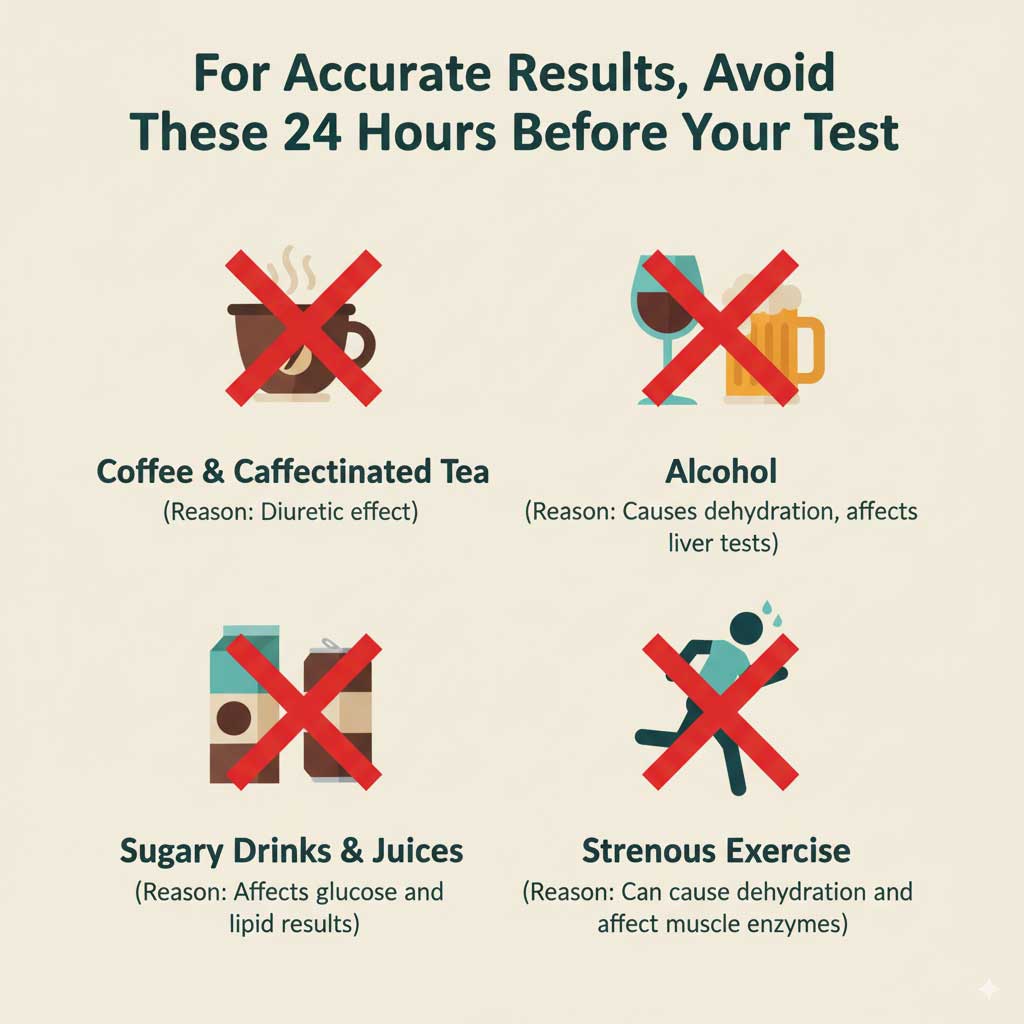 What to Avoid Before Your Blood Test