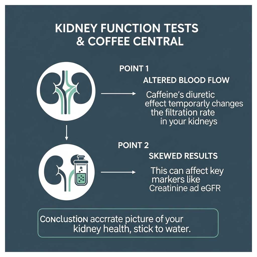 Why to Skip Coffee Before a Kidney Function Test (KFT)