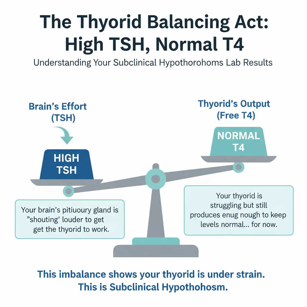 Decoding Subclinical Hypothyroidism: The TSH & T4 Balance