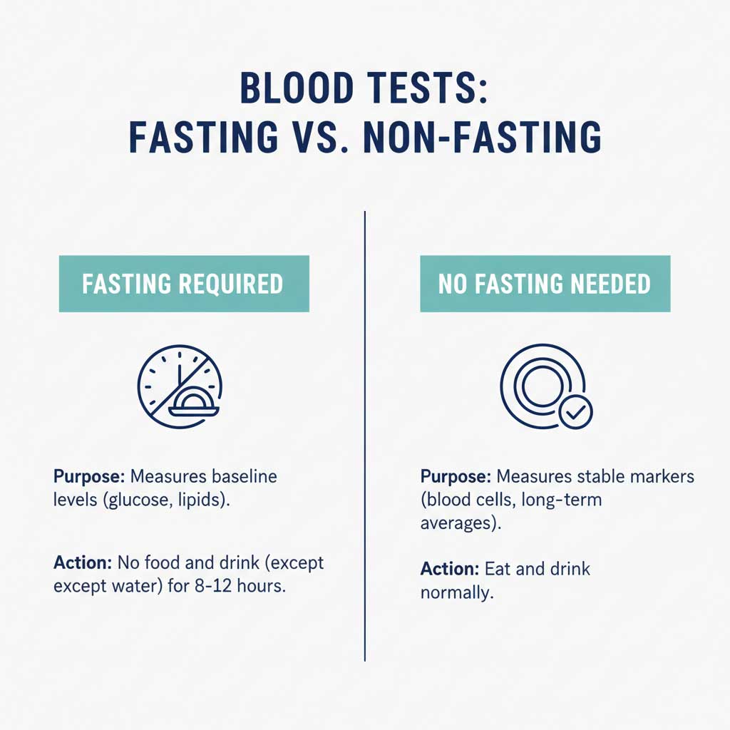 Fasting vs. Non-Fasting Blood Tests: The Basics