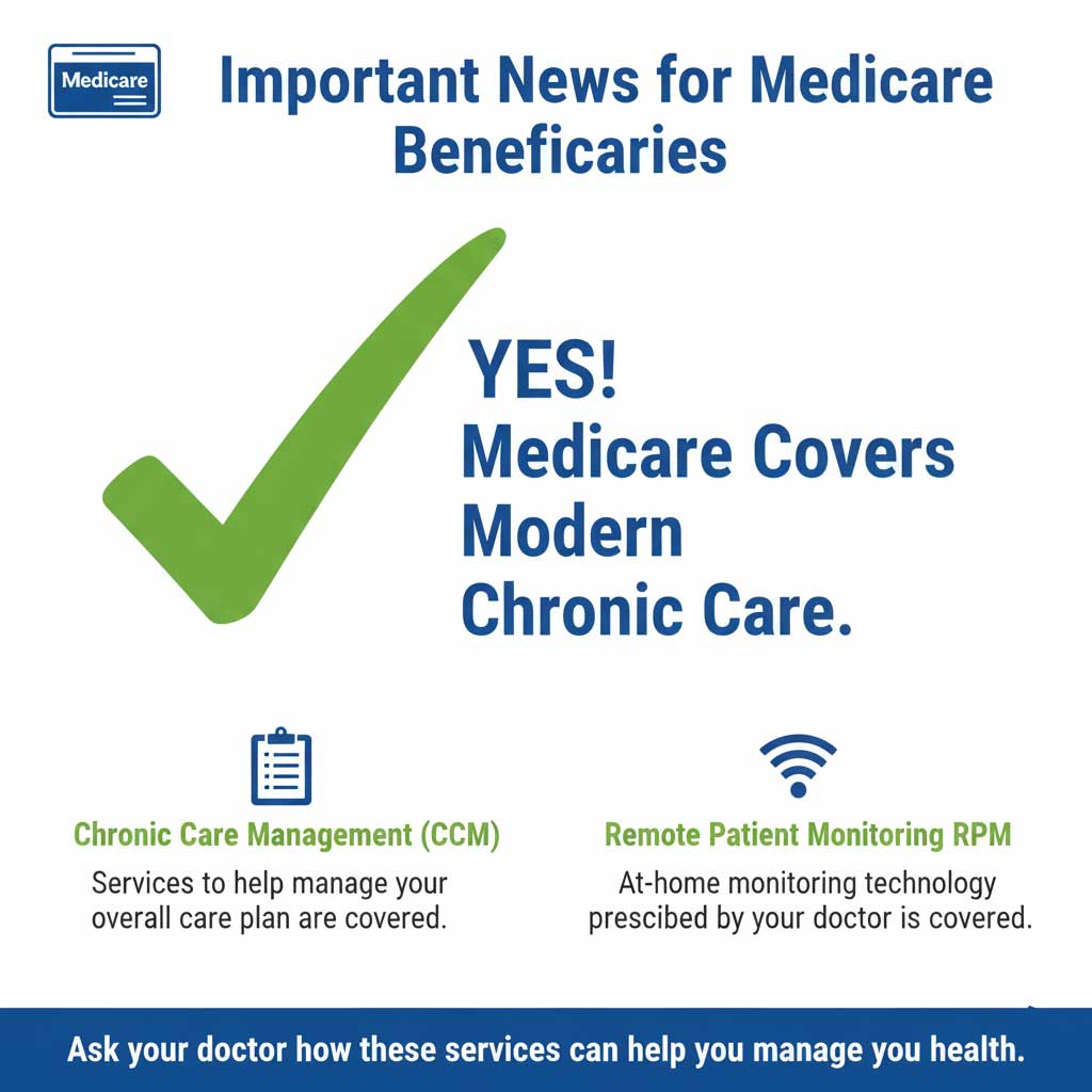 Big News: Medicare Covers Modern Chronic Care