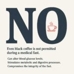 Is black coffee okay during fasting for blood work?