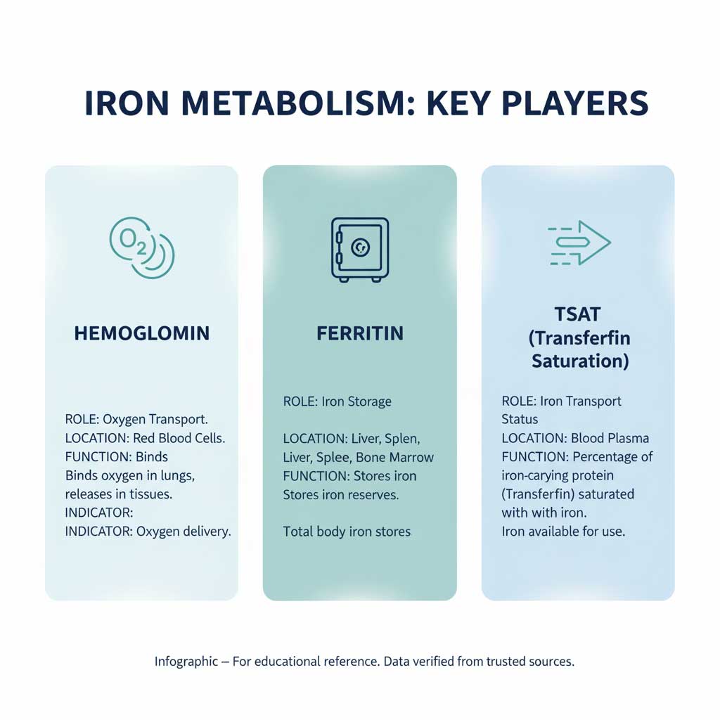 The Blood Health Trinity: Hemoglobin, Ferritin & TSAT