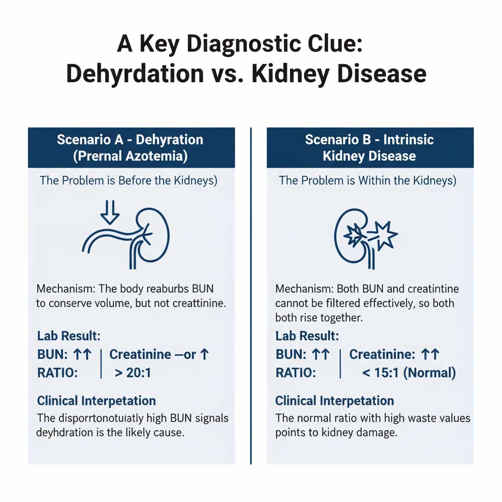 The Clinical Significance of the BUN/Creatinine Ratio