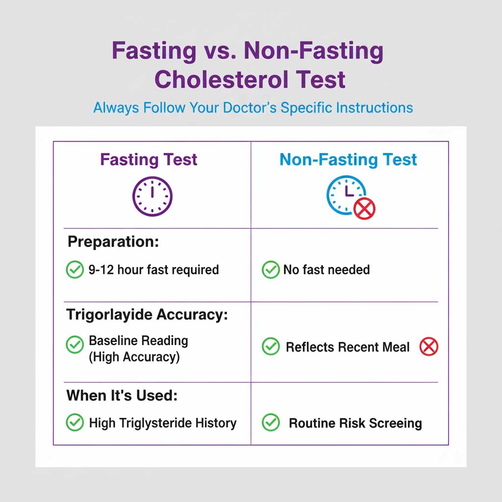 Cholesterol Test Prep: Fasting vs. Non-Fasting Guidelines