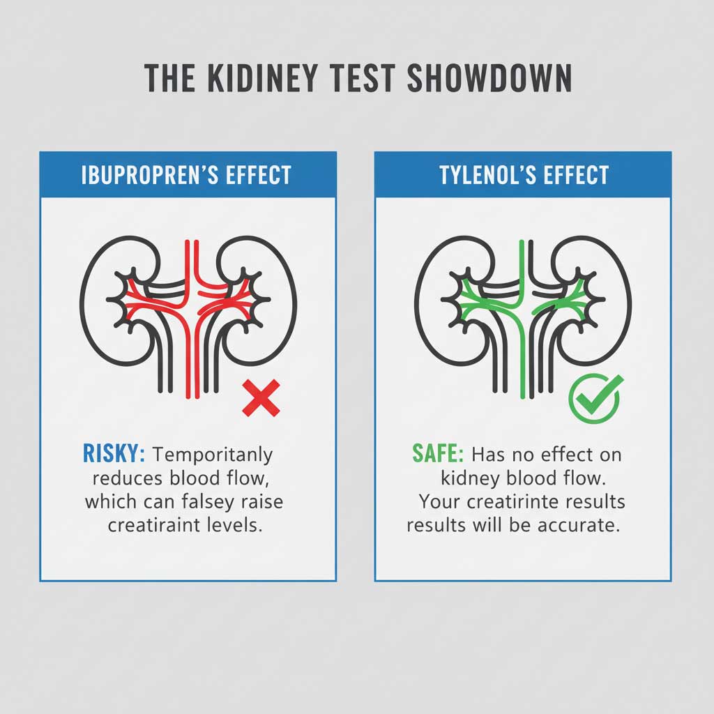 The Kidney Test: Why Tylenol is the Safe Choice