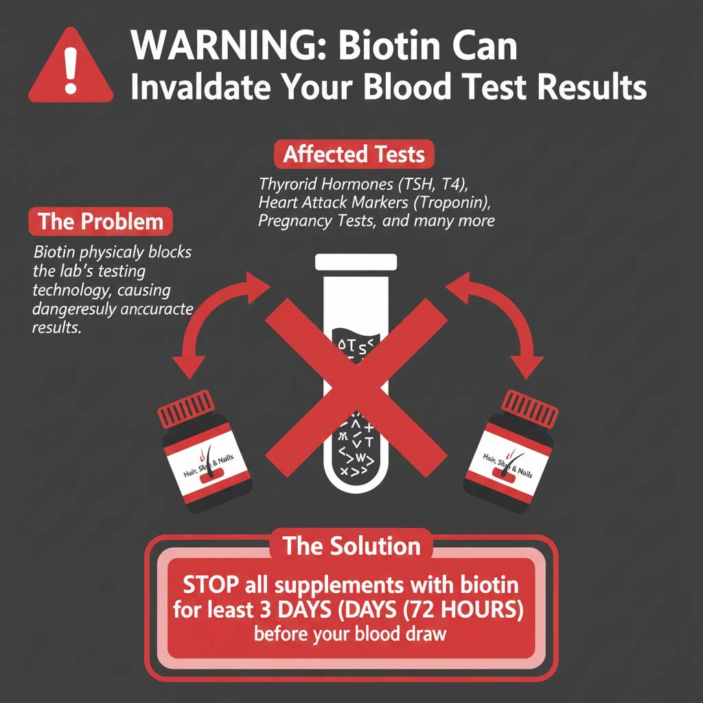 The #1 Lab Test Wrecker: Biotin (Vitamin B7)