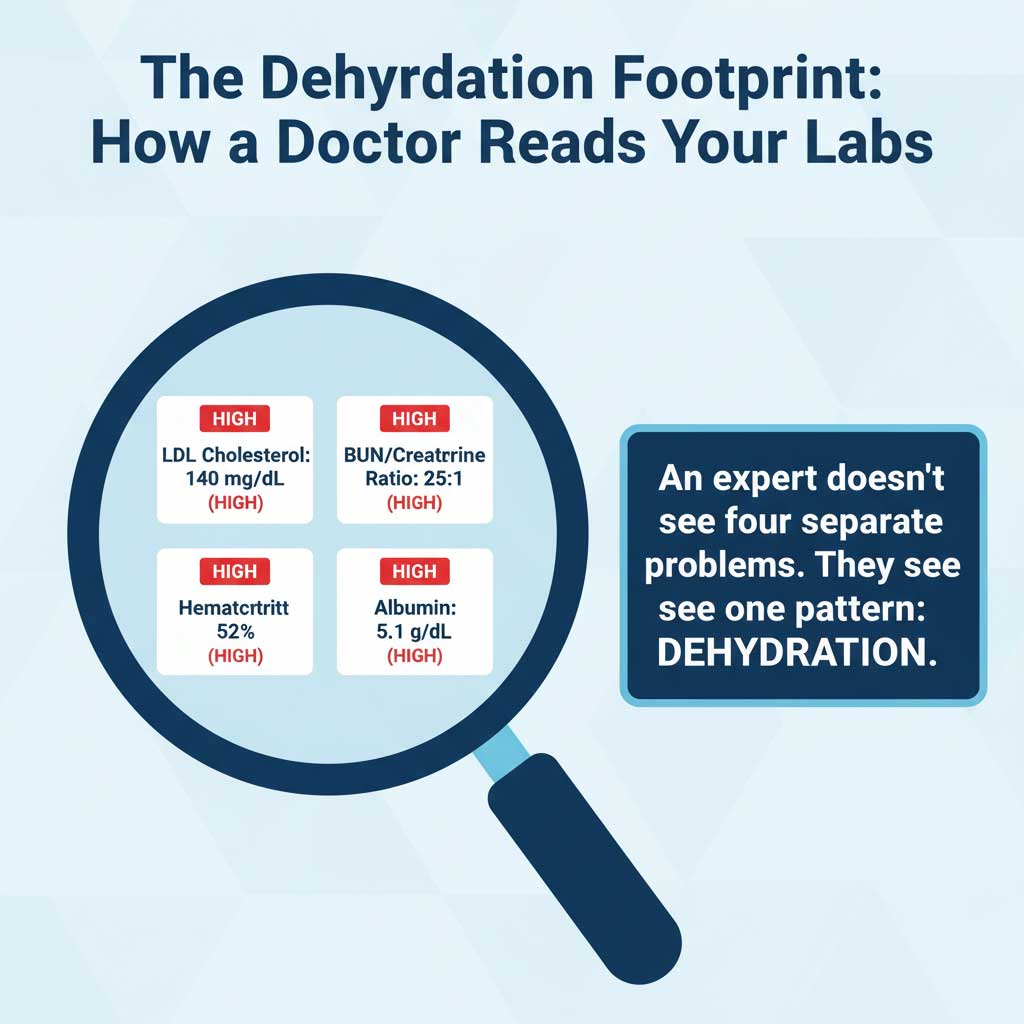 The Clinician's View: Spotting the Dehydration Footprint