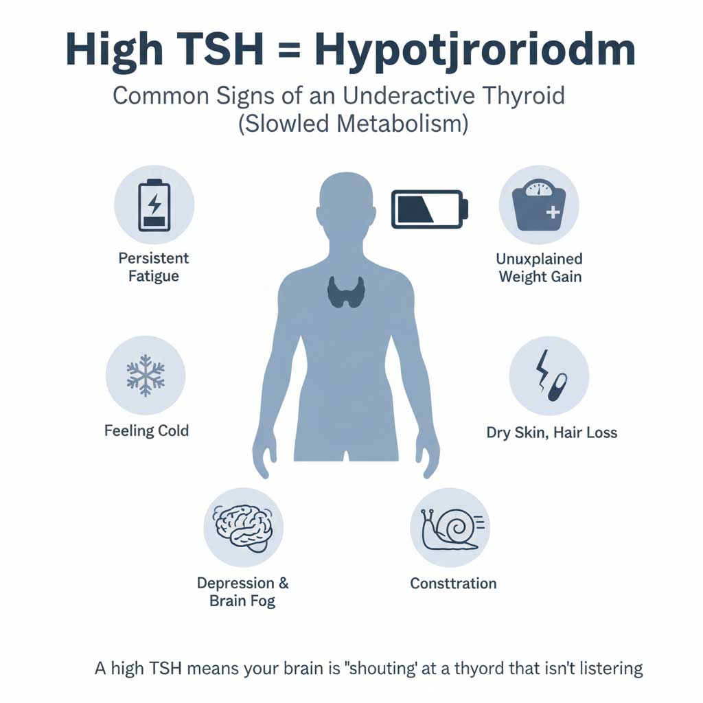High TSH: Signs Your Thyroid is Underactive