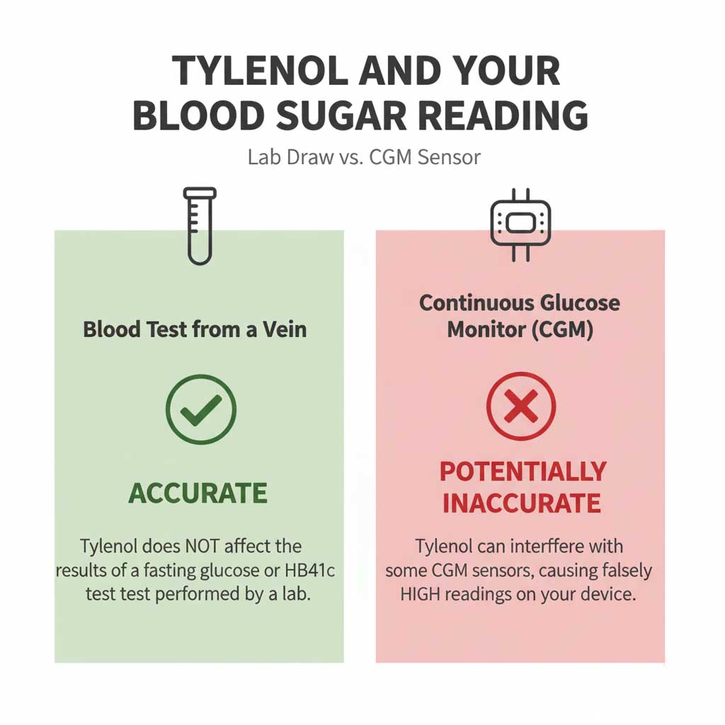 Tylenol & Glucose Tests: A Critical Distinction