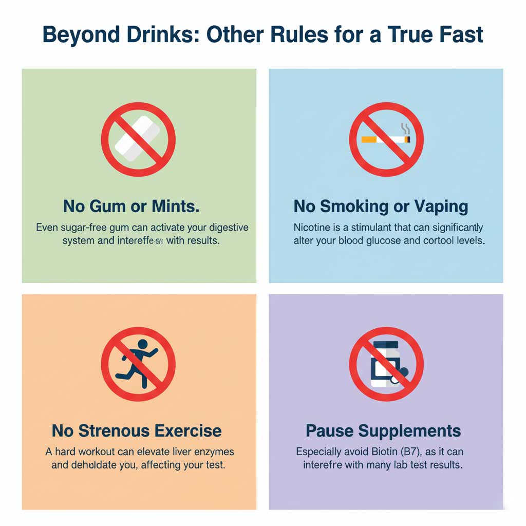 Fasting Isn't Just About Drinks: What Else to Avoid