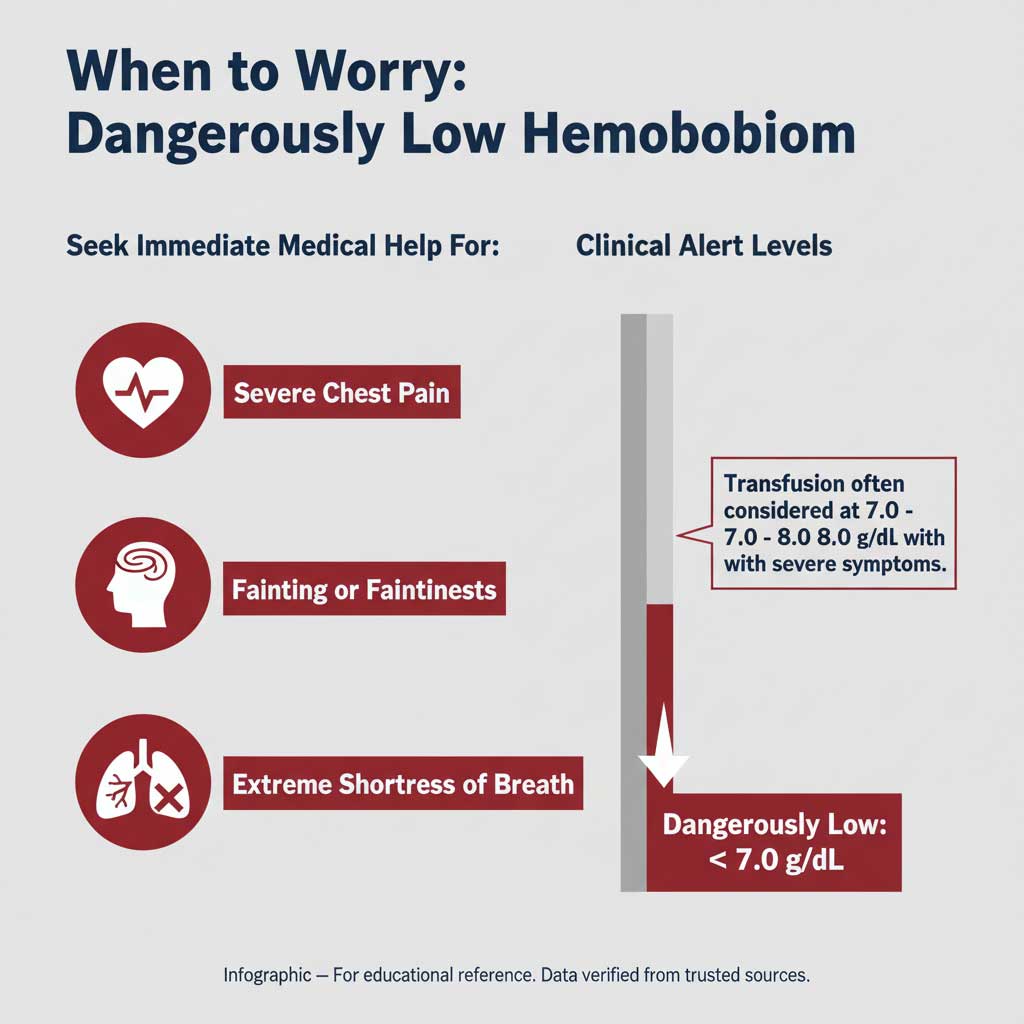 When Low Hemoglobin Becomes Dangerous