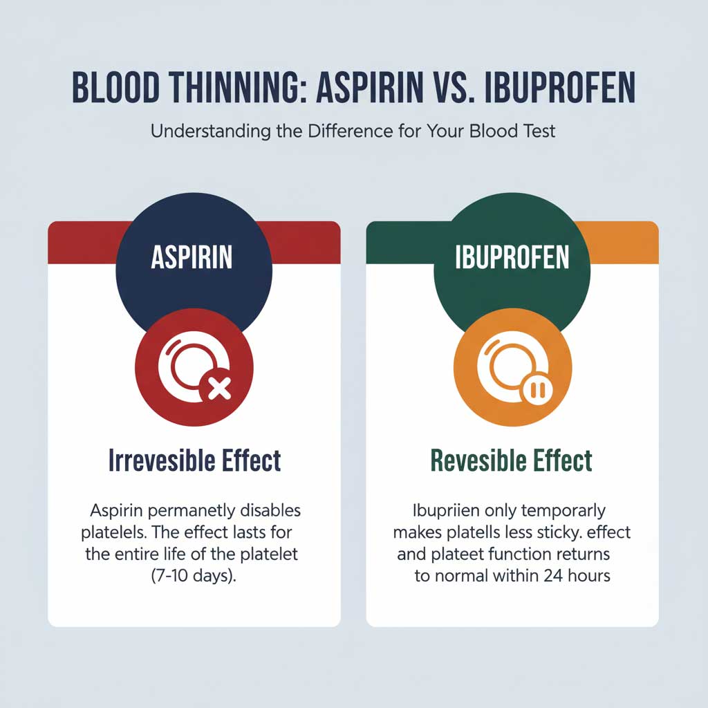  Aspirin vs. Ibuprofen: The Platelet Effect