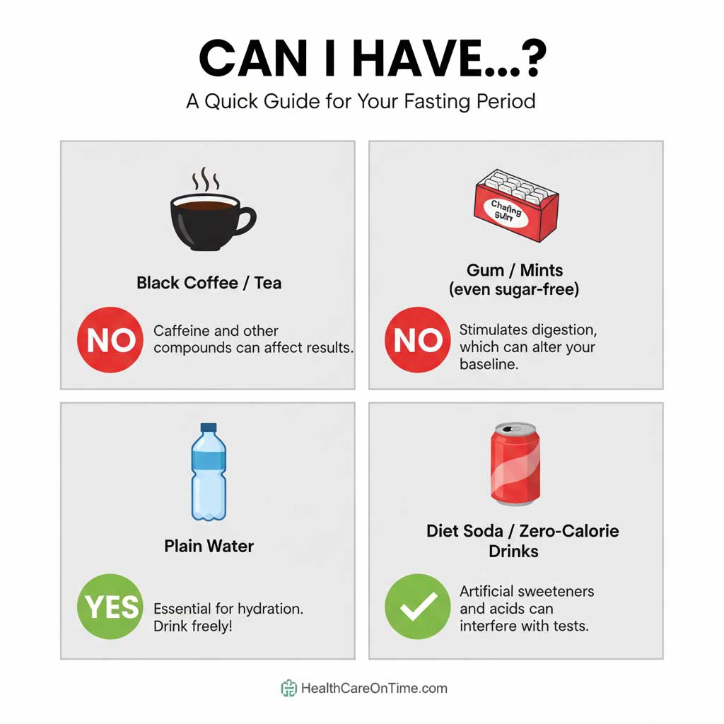 Fasting "Can I Have...?" Quick Guide