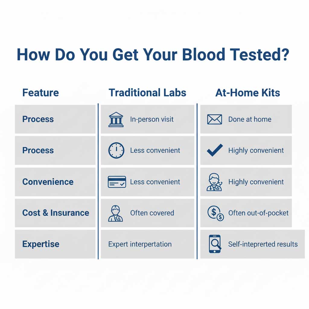 Testing Options: Traditional Labs vs. At-Home Kits