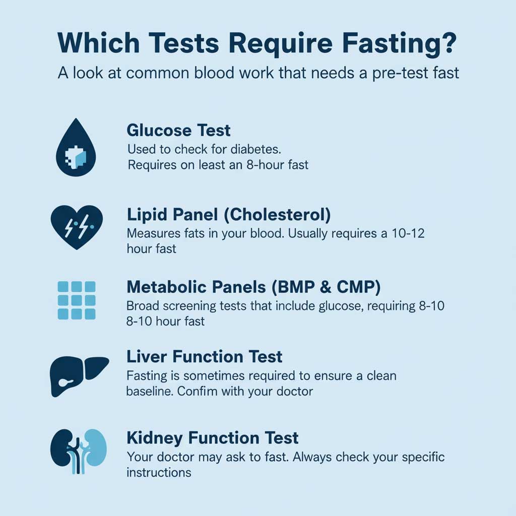 Common Blood Tests That Require Fasting