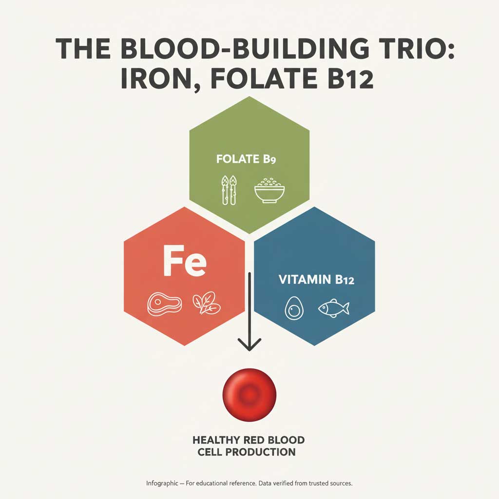 The Hemoglobin Synthesis Trio