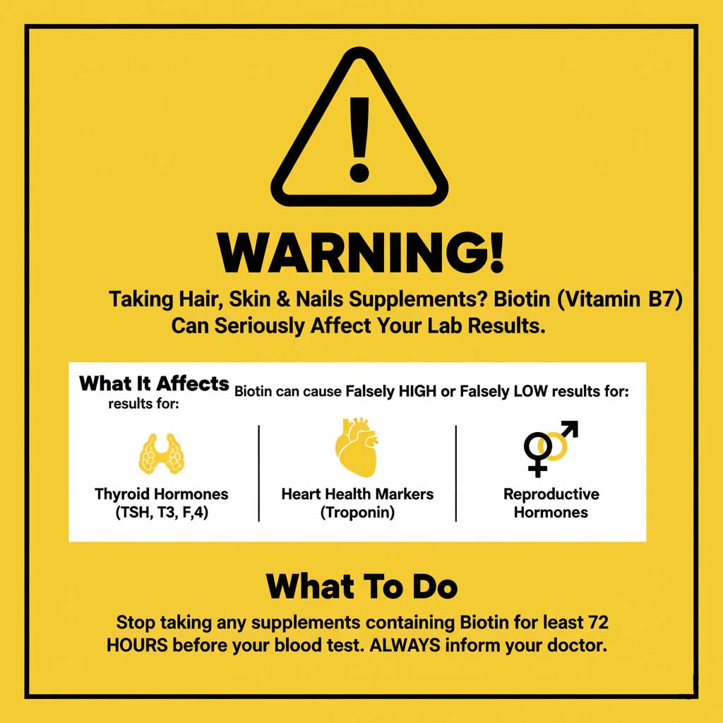 Warning: How Biotin Can Skew Your Lab Results