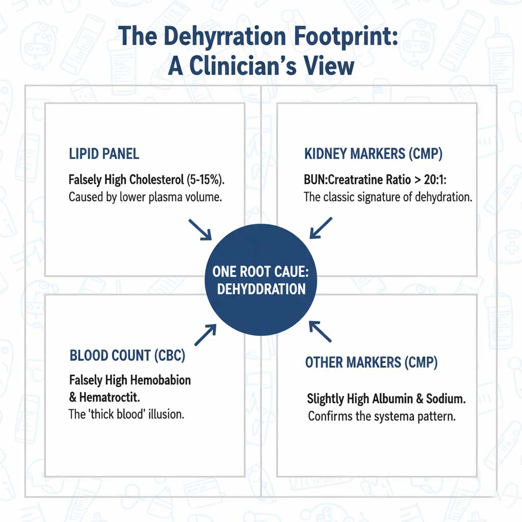 The Dehydration Footprint: An Expert's Summary