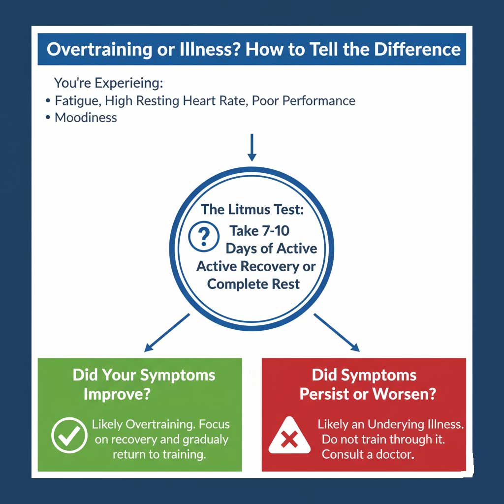 Overtraining or Illness? The Litmus Test.