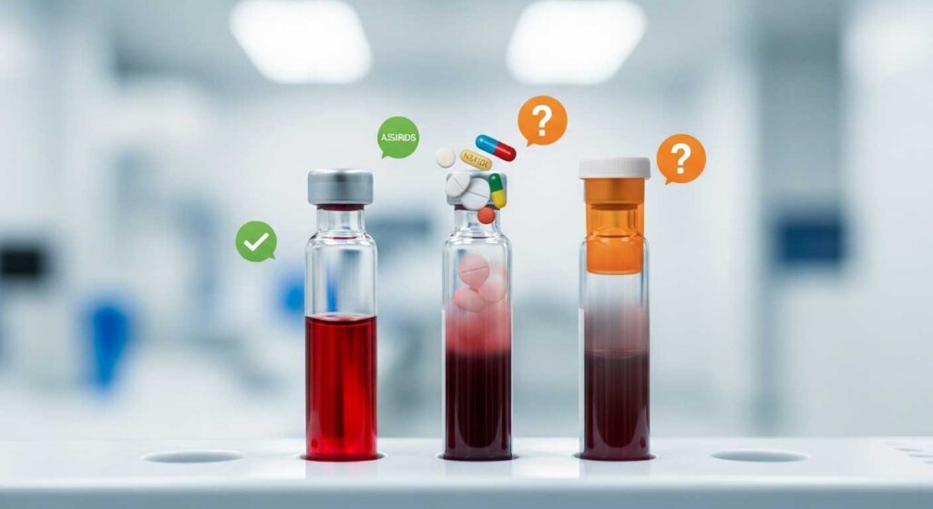 How Aspirin, Naproxen & Antacids Can Affect Your Blood Test Results