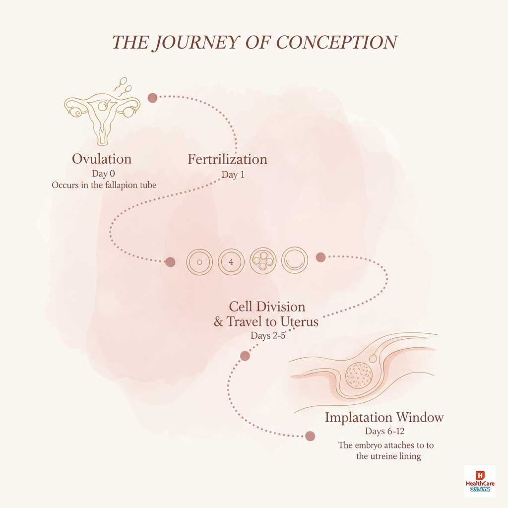 The Journey to Pregnancy: From Ovulation to Implantation