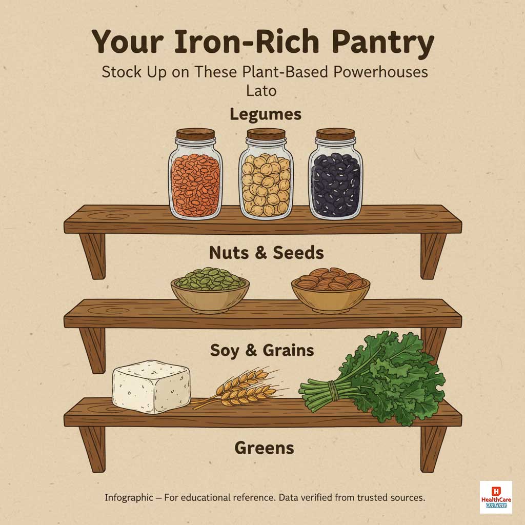 The Vegetarian's Iron-Rich Pantry