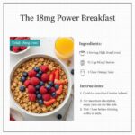 What breakfast helps raise hemoglobin quickly?