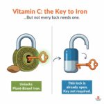 Does vitamin C actually help with iron absorption from supplements?